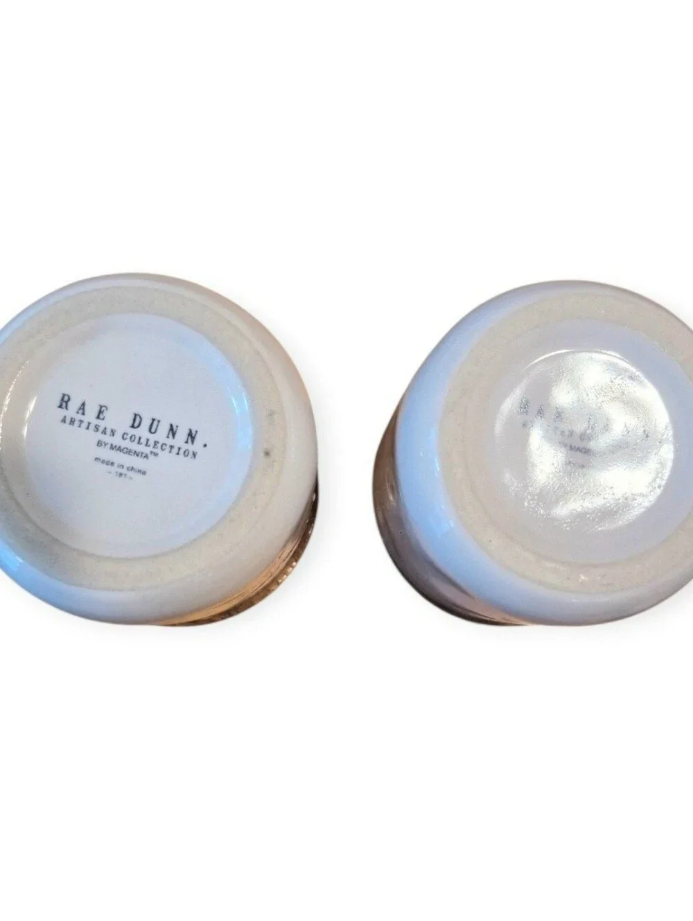 Rae Dunn Sparkle & Shine Ceramic Canister Set with Wood Lids